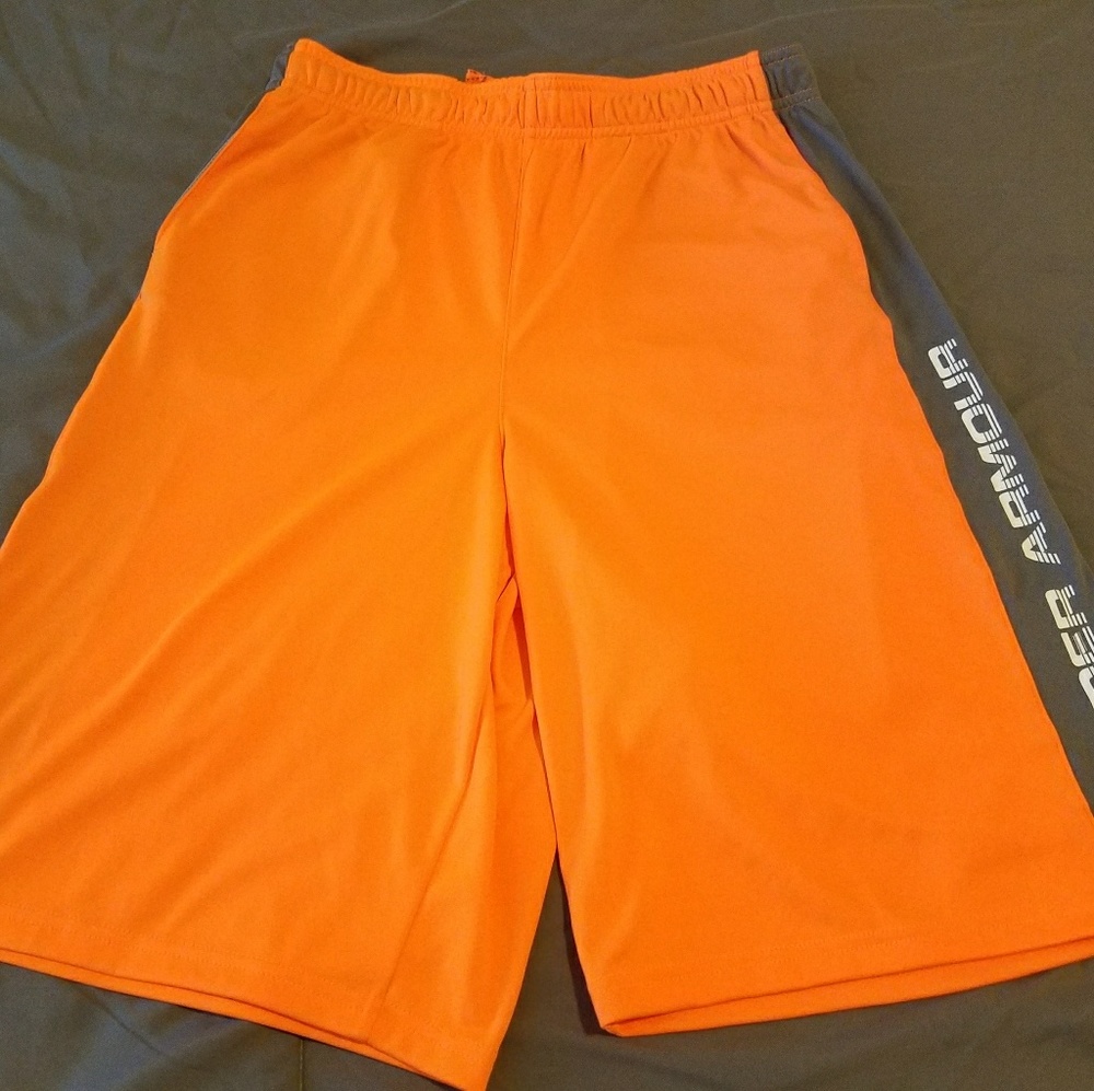 Under Armour boy shorts.